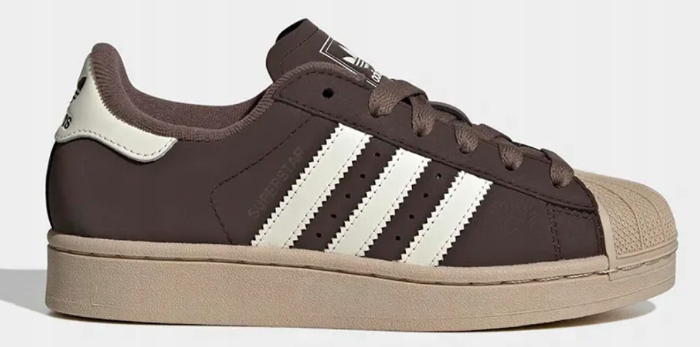 38 2/3 Buty adidas originals Superstar II brązowe KJ4545 skórzane