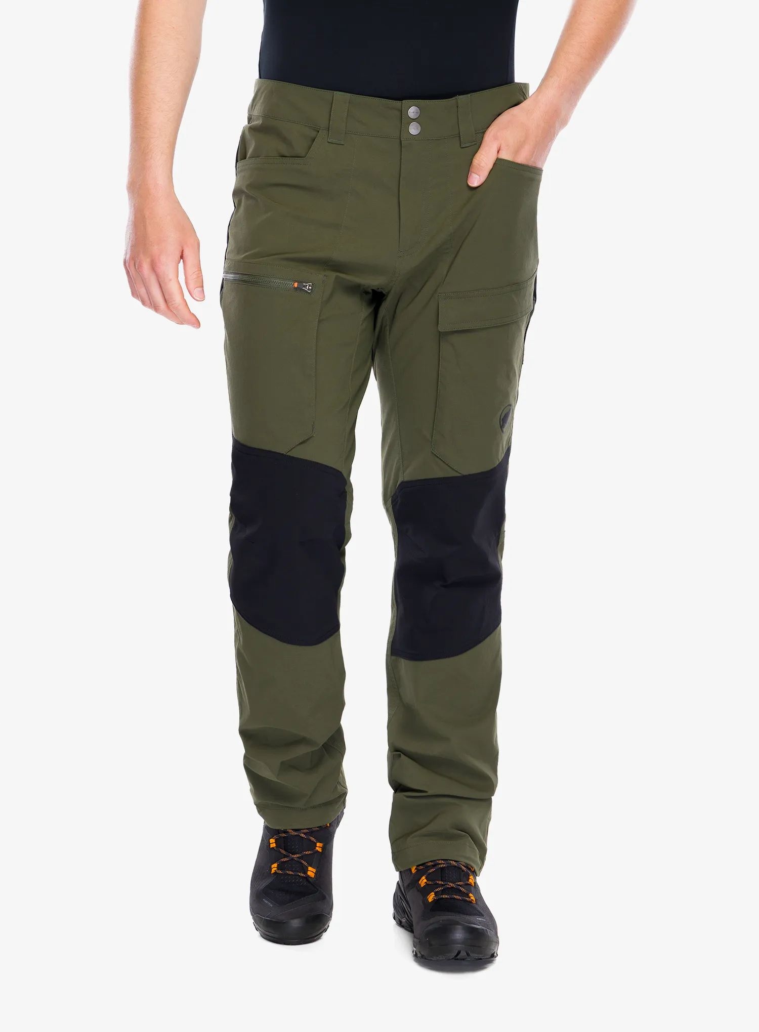 Trekové kalhoty Mammut Zinal Hybrid Pants dark marsh/black 48 (M)