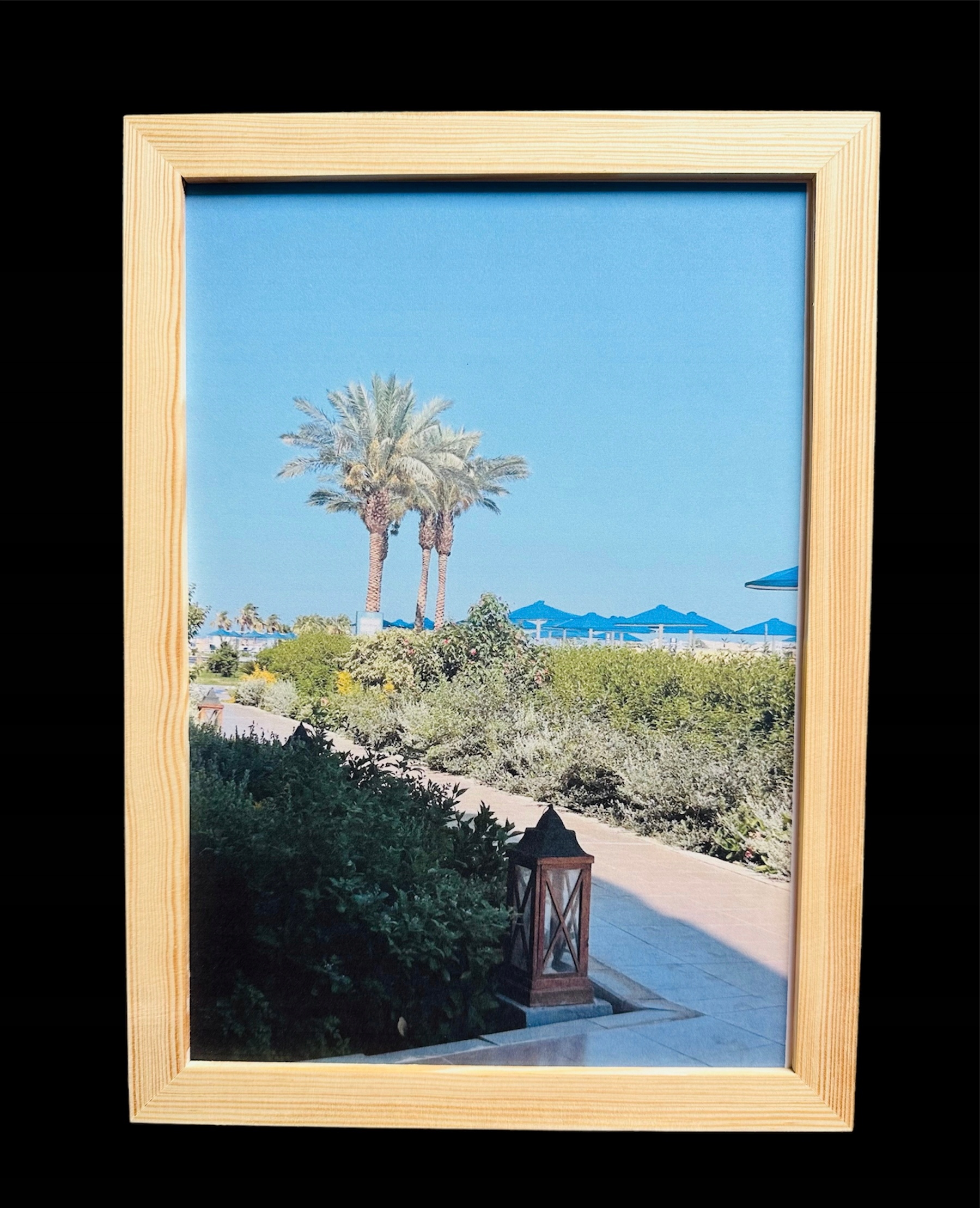 RAMKA 15x21 SOSNOWA DOPASOWANA DO DIAMOND PAINTING z nóżką Szerokość produktu 15 cm