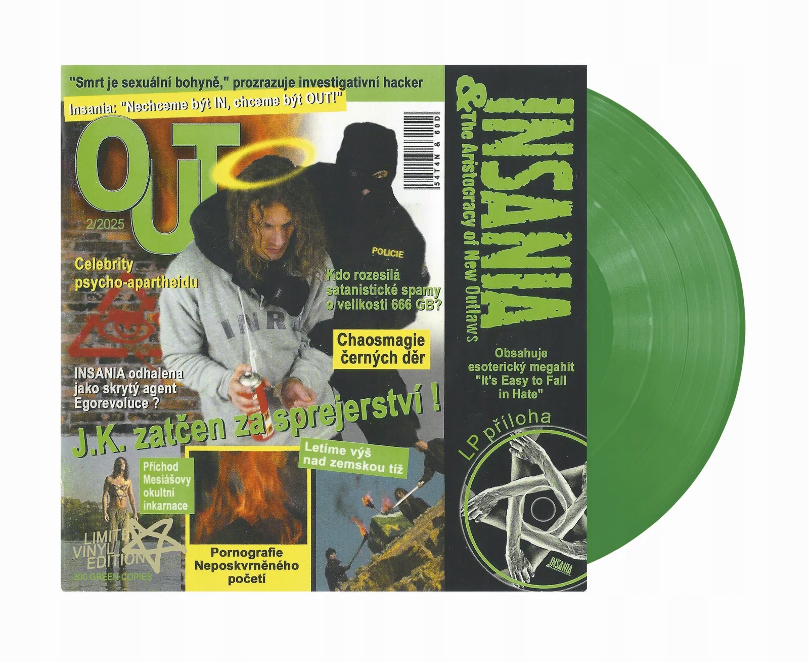 Insania: Out (Limited Coloured Green Vinyl) Vinyl (lp)