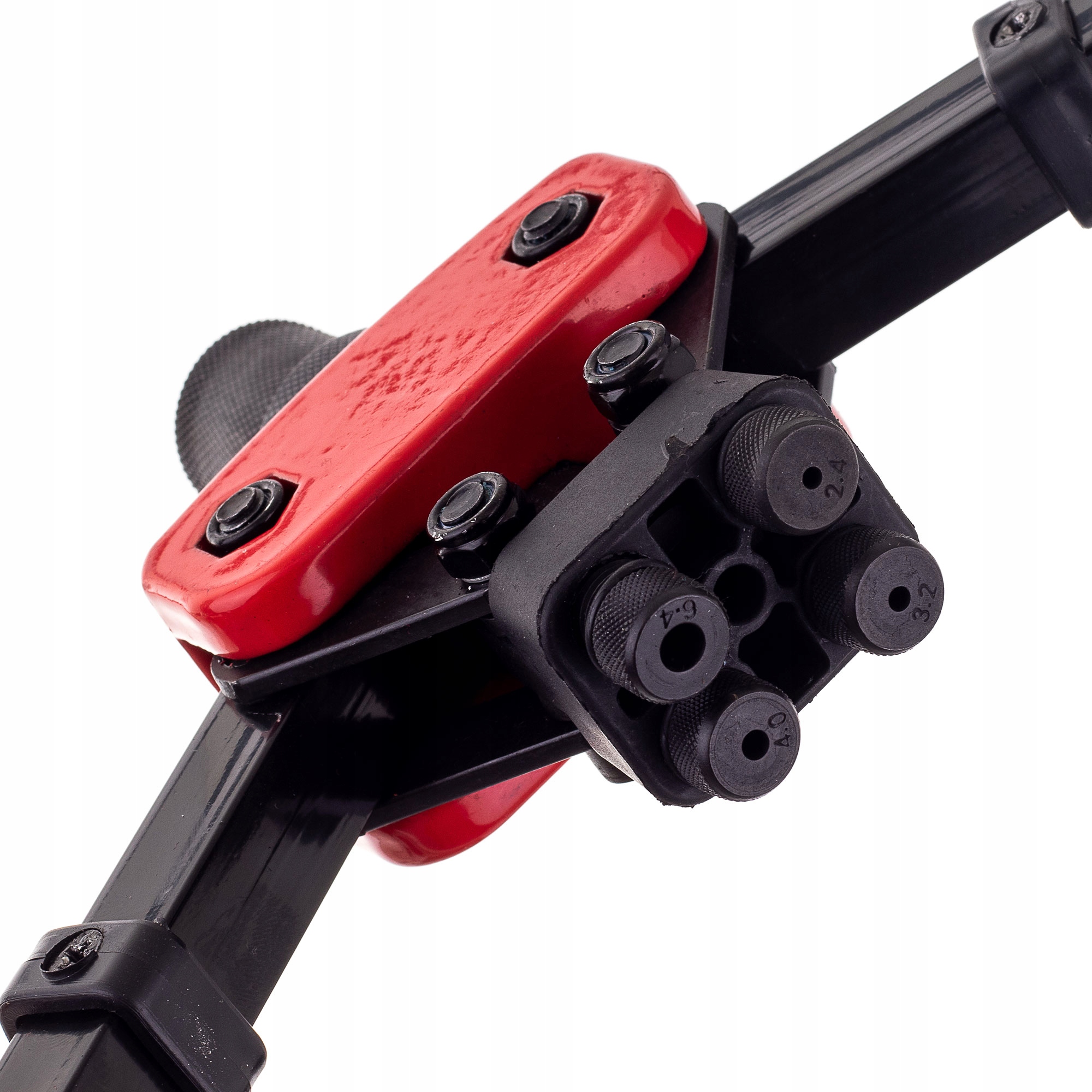 DŁUGA NITOWNICA RĘCZNA NITÓW DŹWIGNIOWA 5 KOŃCÓWEK Zasilanie ręczne