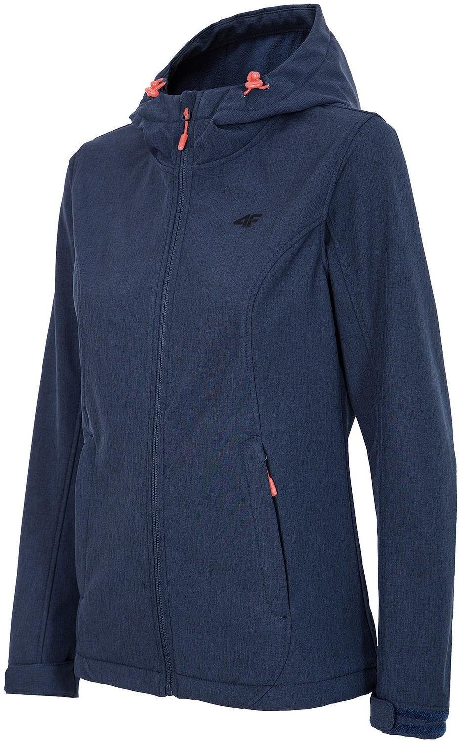 Kurtka damska softshell SFD001 4F granat XS Rękaw długi rękaw