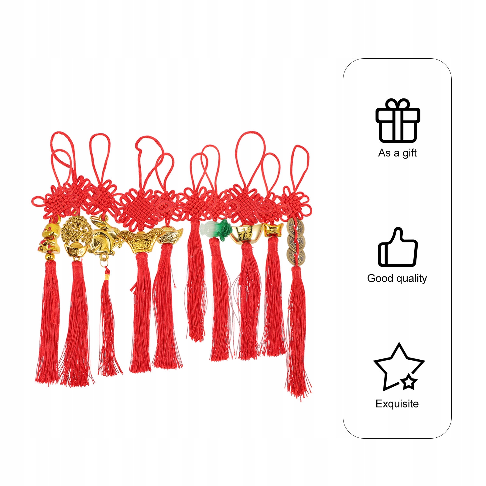 Nowy Rok Wisiorek Wystrój Samochodu Chiński Tassel EAN (GTIN) 6974392824848