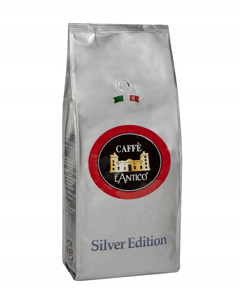 Levně Káva zrnková L'antico Argento 1 kg Silně Povzbuzující bonus Videokniha