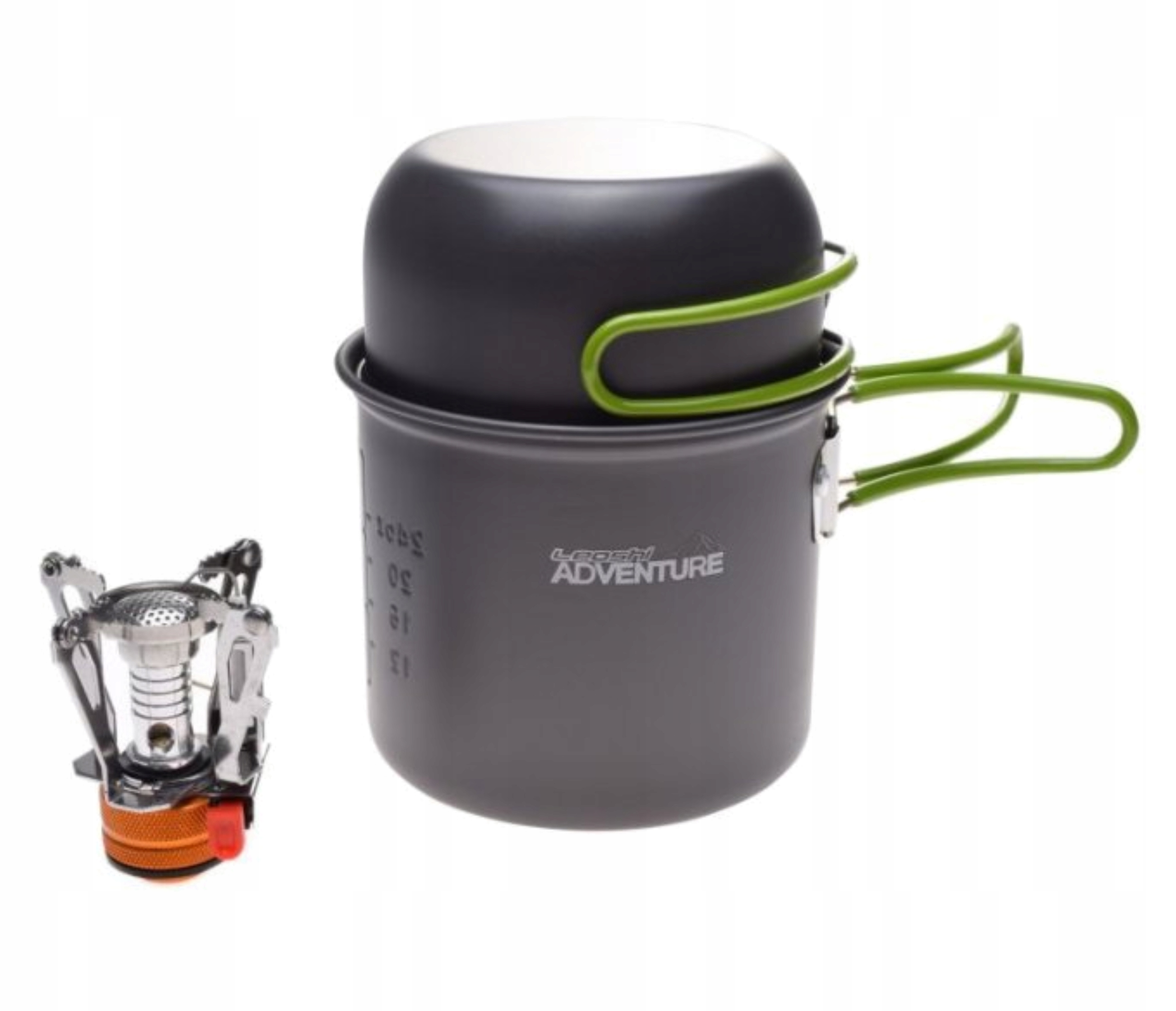 Naczynia Turystyczne Pod Namiot do Lasu Biwak Kuchenka Palnik Kubek Miska