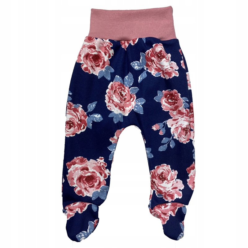 

Półśpiochy półśpioszki 80 bezuciskowe w róże