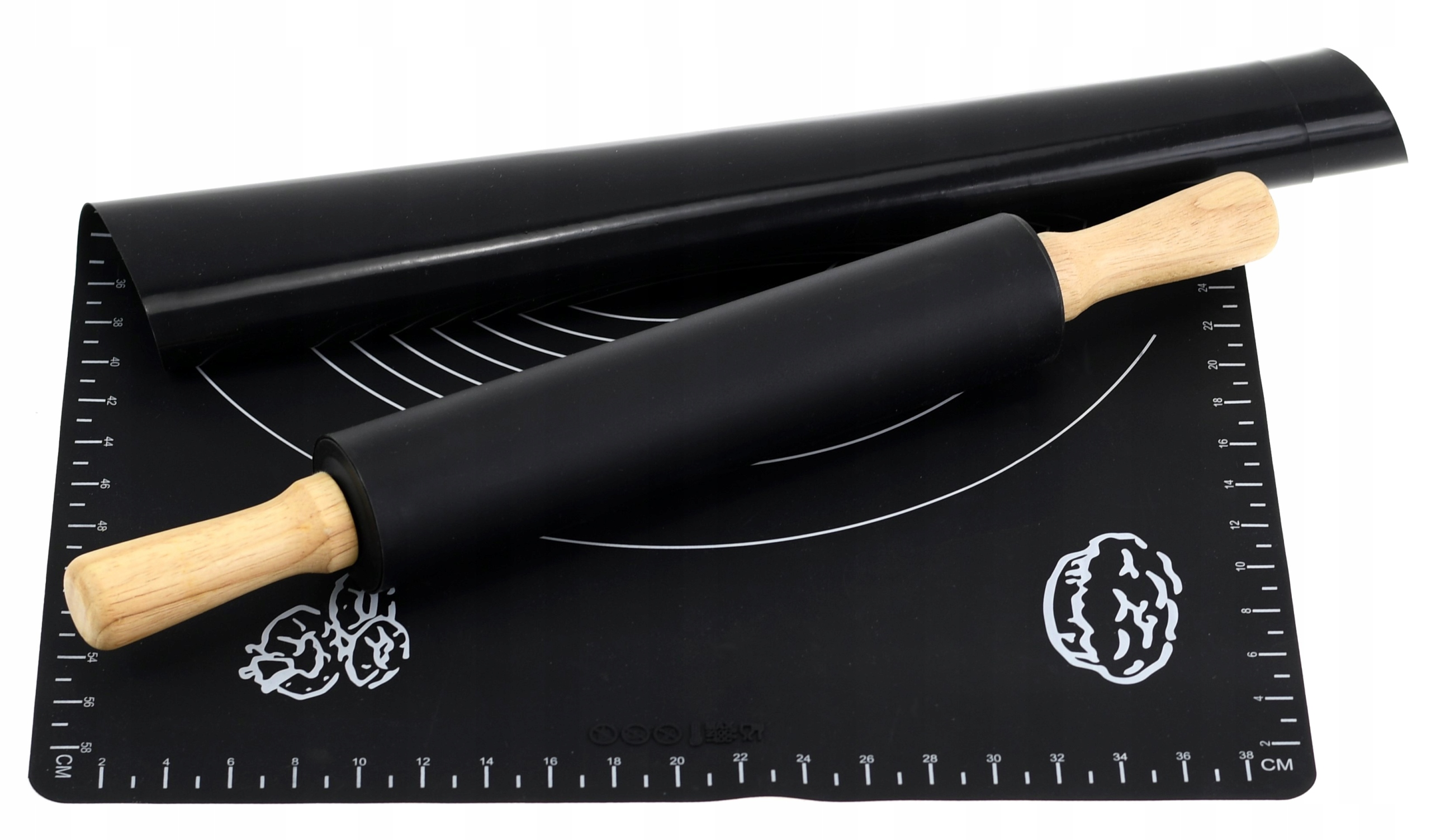 DUŻY ZESTAW KUCHENNY SILIKONOWY STOLNICA WAŁEK PRZYBORY 6 ELEMENTÓW TADAR Marka Tadar