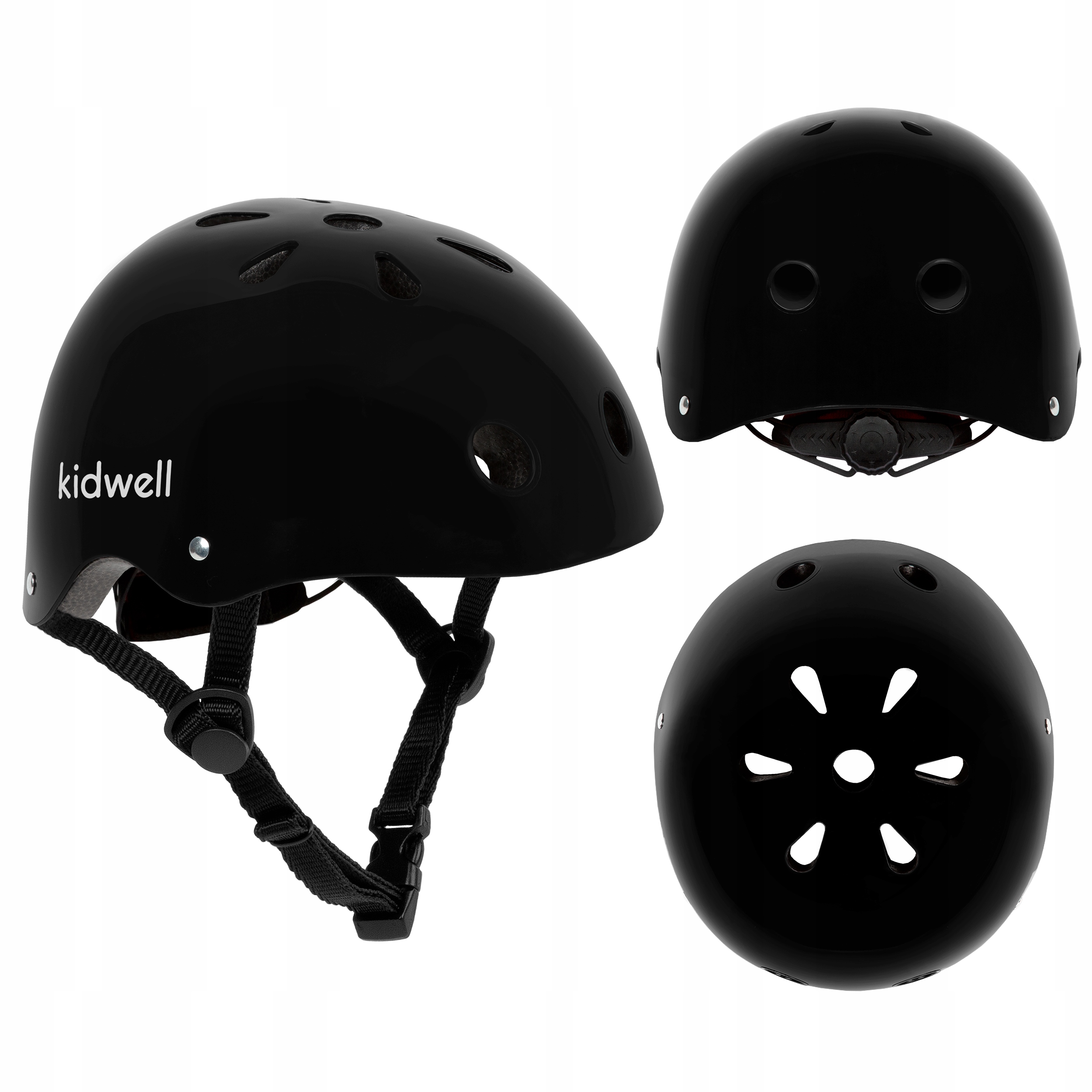 Kask Kidwell Orix II Black S rower hulajnoga