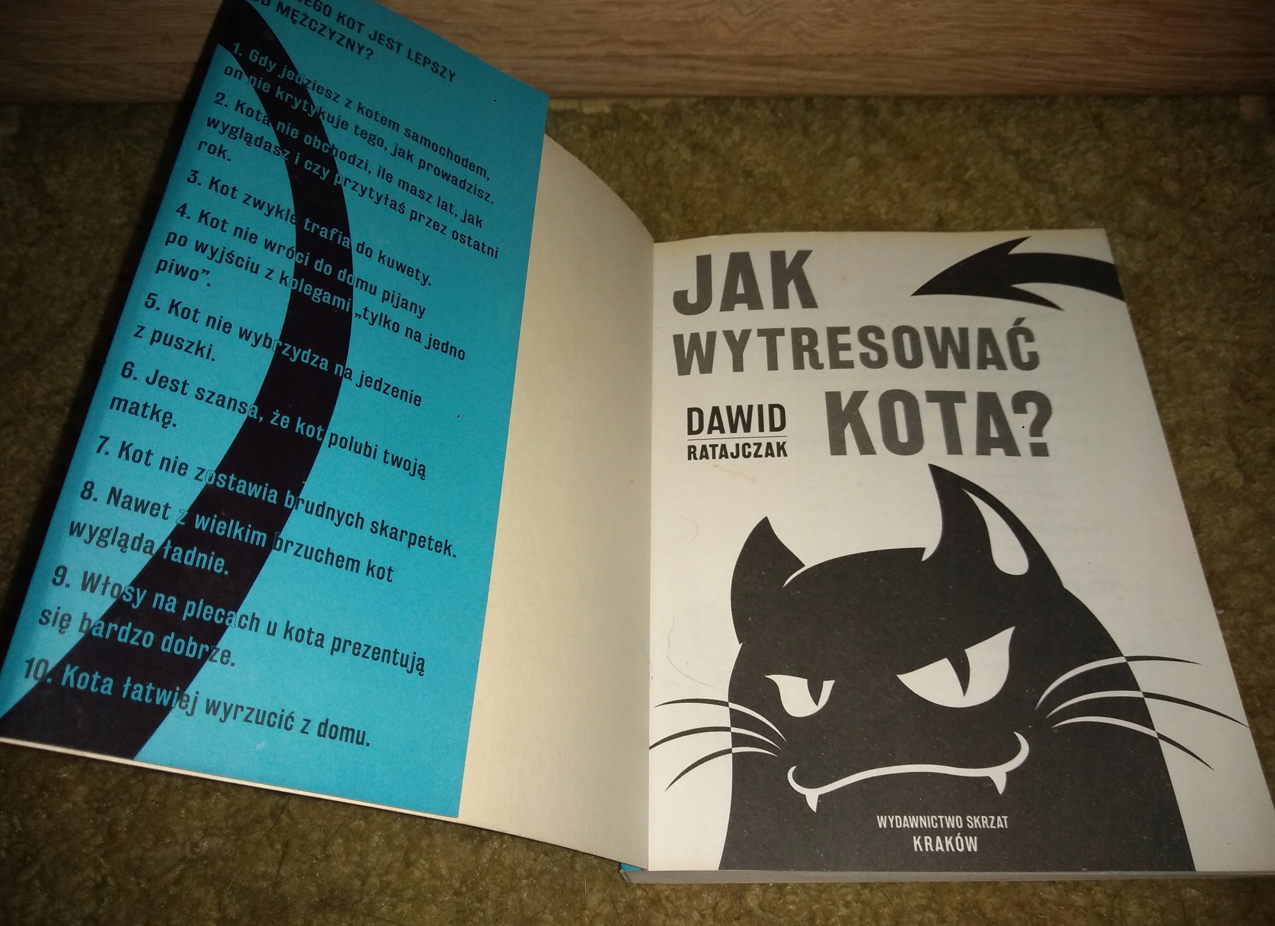 JAK WYTRESOWAĆ KOTA / DAWID RATAJCZAK / DB / Autor Dawid Ratajczak