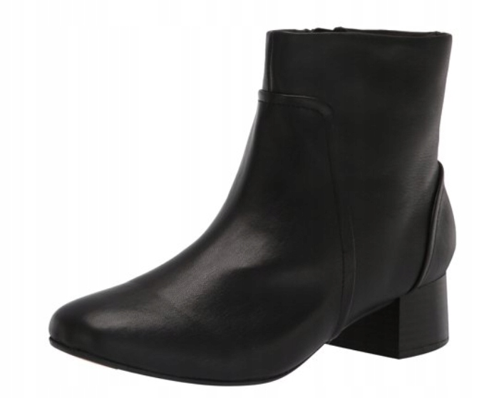 Clarks Damskie Buty Botki Czarne Na Zamek 36 1SYD