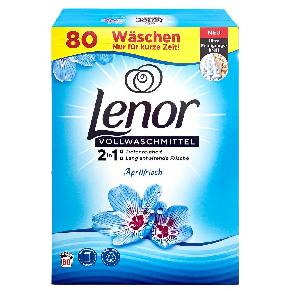 Levně Lenor Prášek 80 Praní 2v1 5,2kg Aprilfrisch uniwer