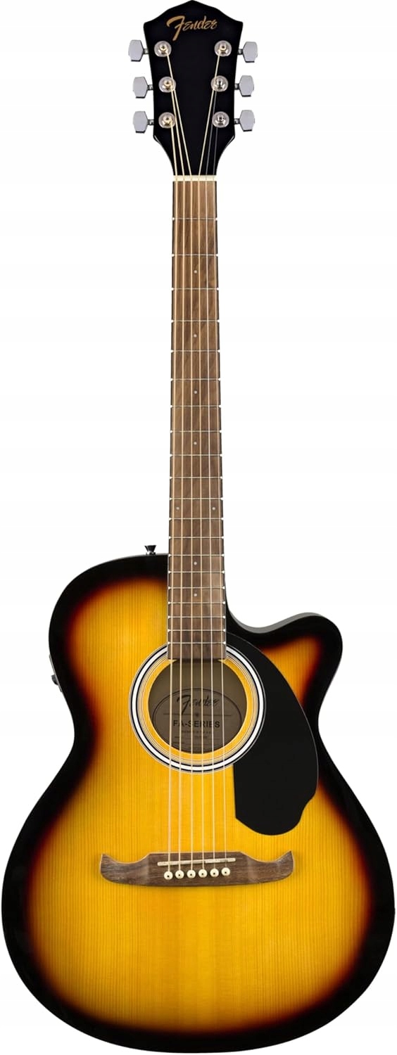 Fender FA-135CE koncertní akustická kytara, Sunburst