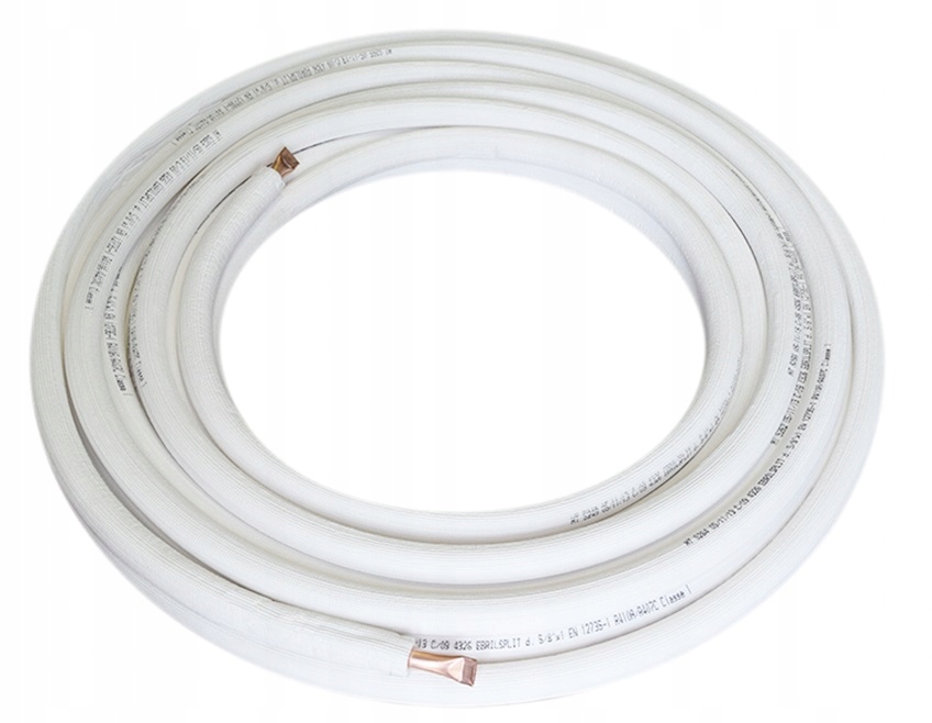 RURA MIEDZIANA 1/4 i 3/8 do klimatyzacji 1mb kmpl. Moc chłodzenia 0 W