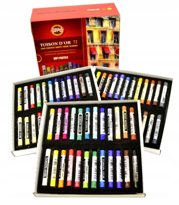 Koh-i-noor Pastely suché pastelky Toison D'or 72 kol