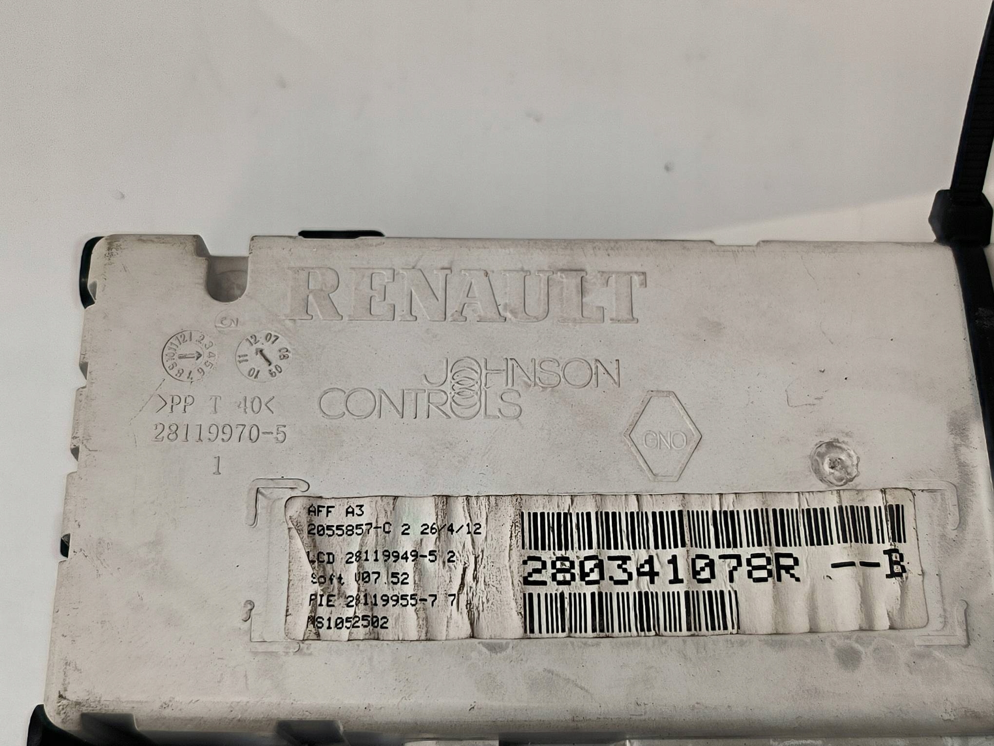 Schermo PANEL 2803341078R OPEL VIVARO