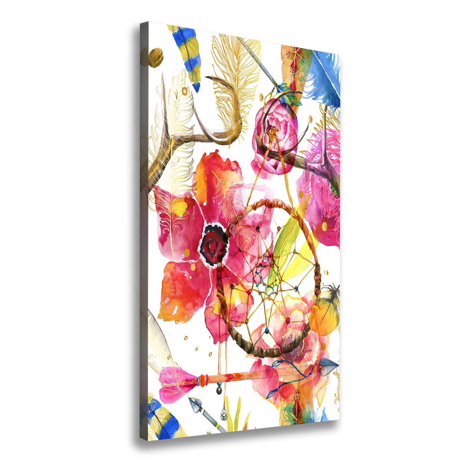 

Foto obraz na płótnie Kwiaty styl boho 60x120 cm