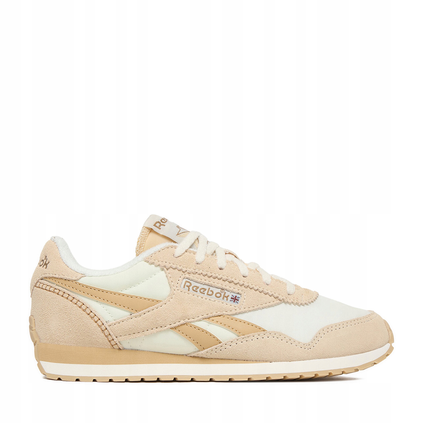 Reebok Sneakersy Damskie Écru Reebok-eo-classic Az 100245202 Kremowy Beżowy