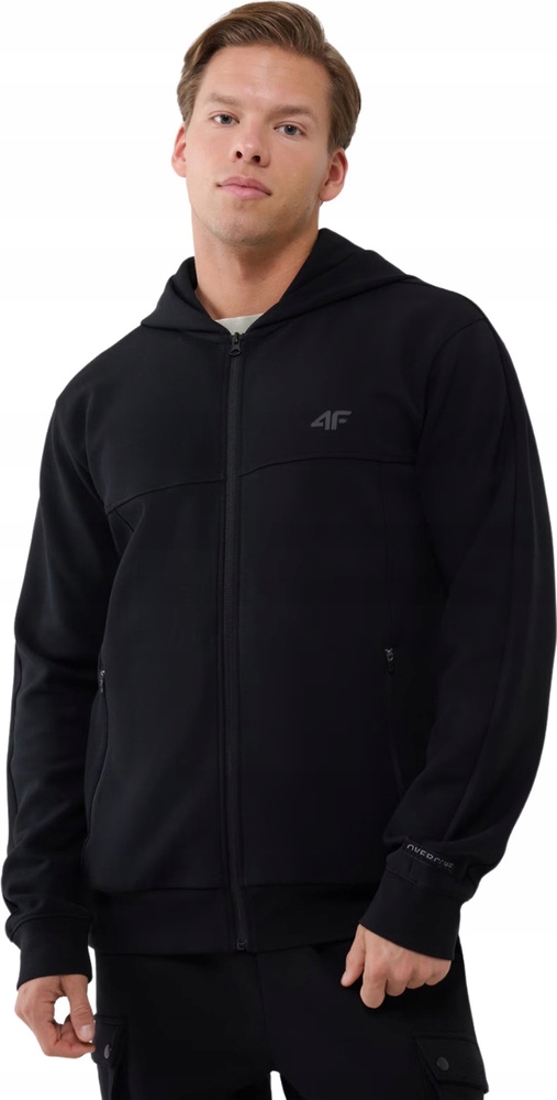 Pánská Mikina 4F M1537 Hluboká Černá 4FWSS25TSWSM1537 20S vel. S