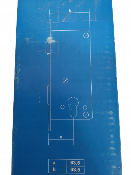 ZAMEK BRAMOWY ROLKOWY ROLKA WKŁAD 0/63 Rodzaj zamka zamek wpuszczany