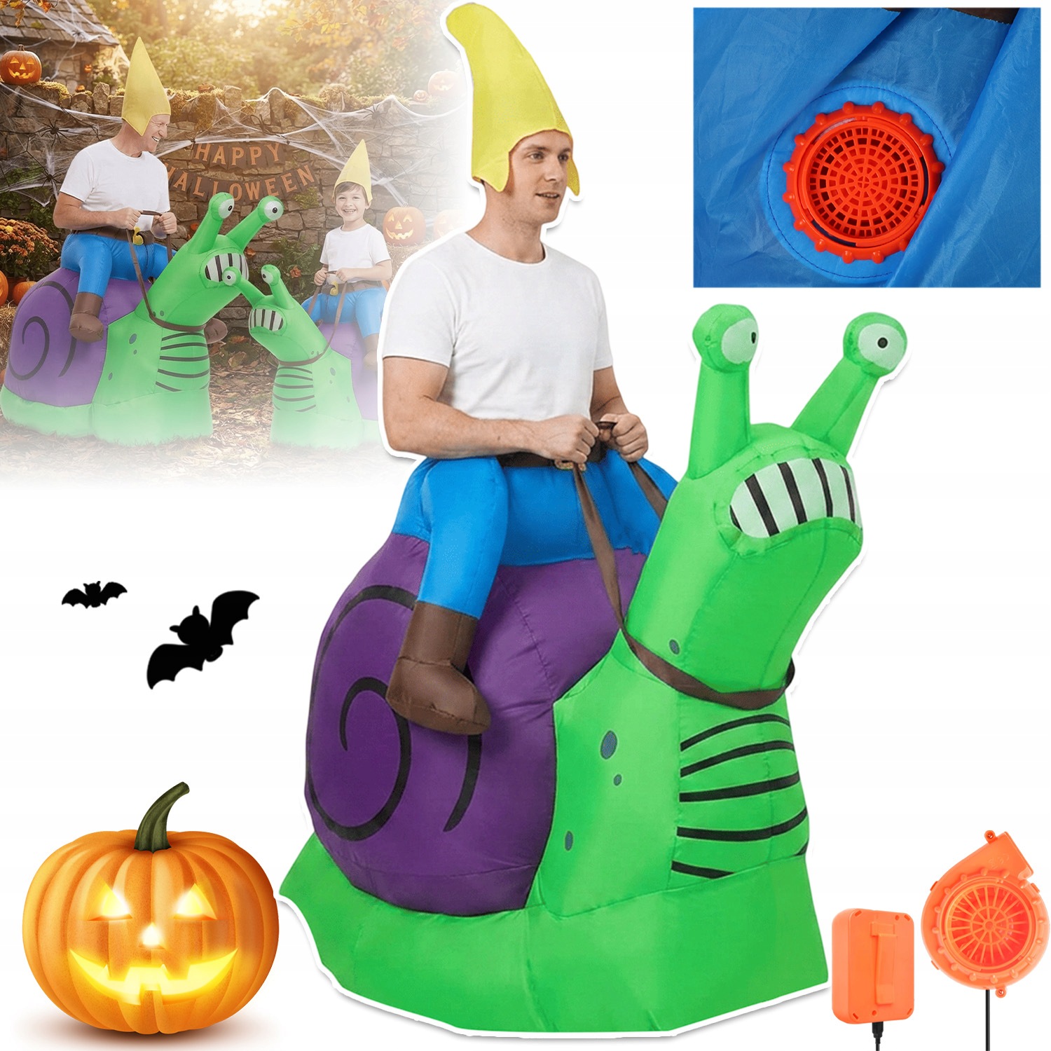 Kostým Hlemýžď – Převlek Na Halloween Cosplay 150-190 CM