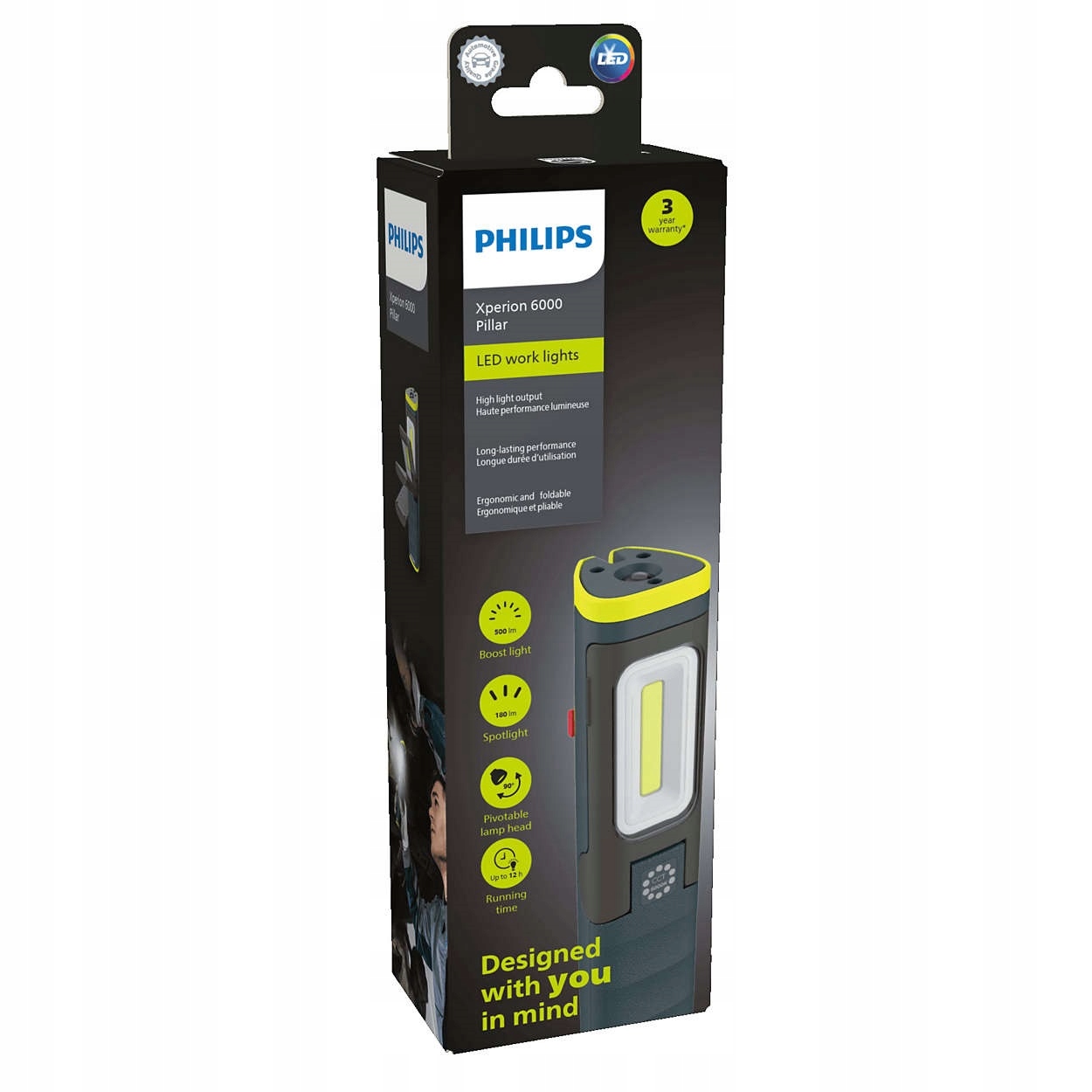 PHILIPS лампа для мастерской XPERION6000 PILLAR 500LM