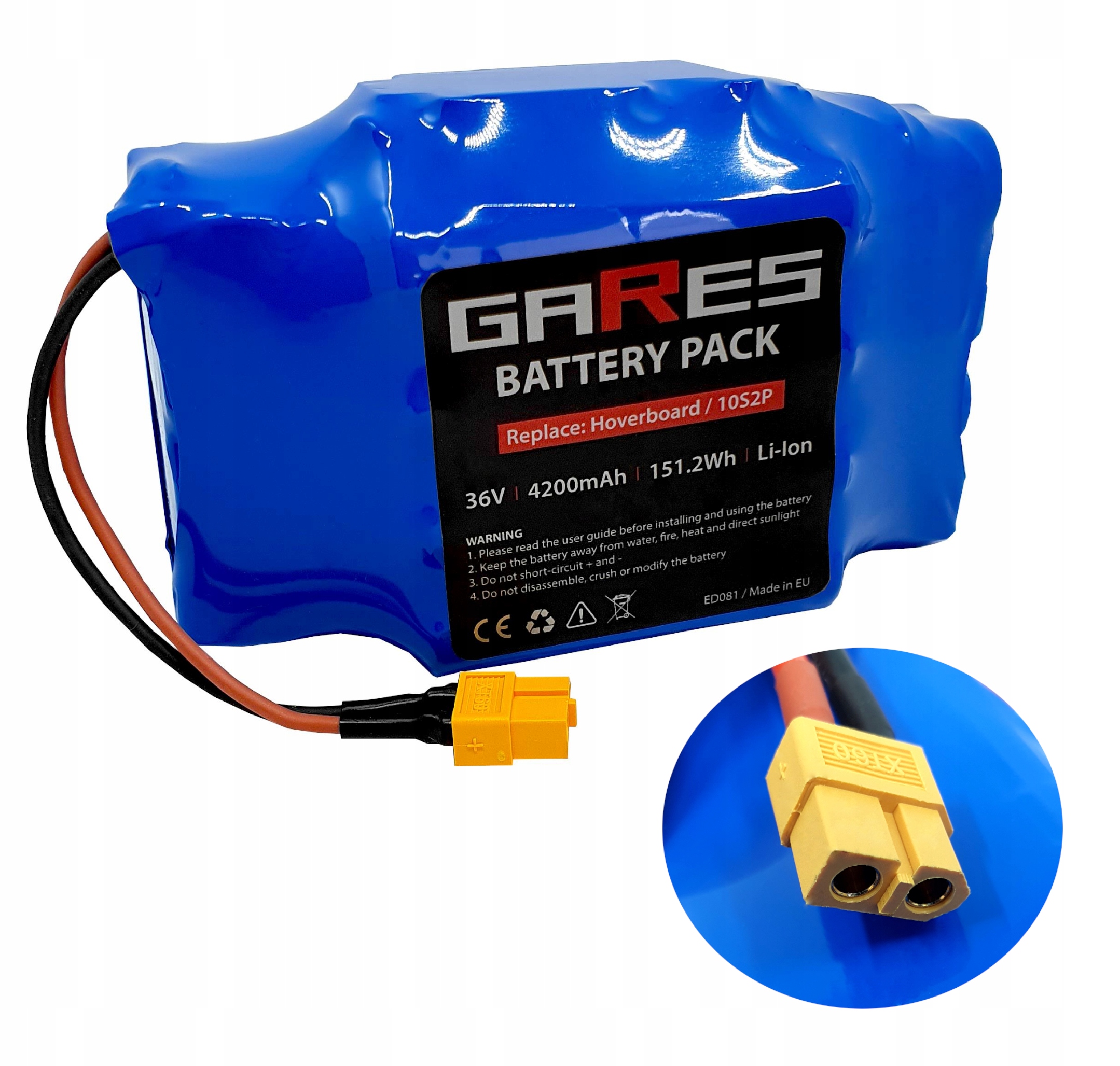 Baterie Akumulátor pro Hoverboard 10S2P2200AA01 4.2