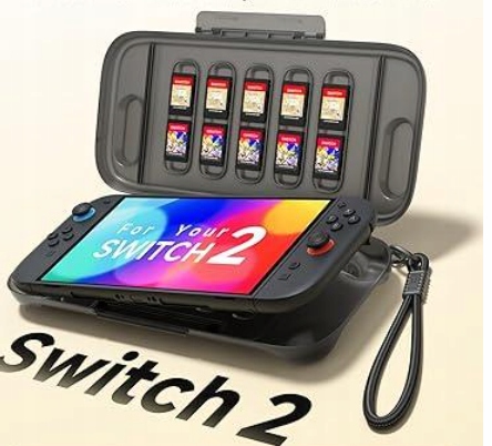 Etui JSAUX do konsoli Nintendo Switch 2 (2025), twarde etui ochronne
