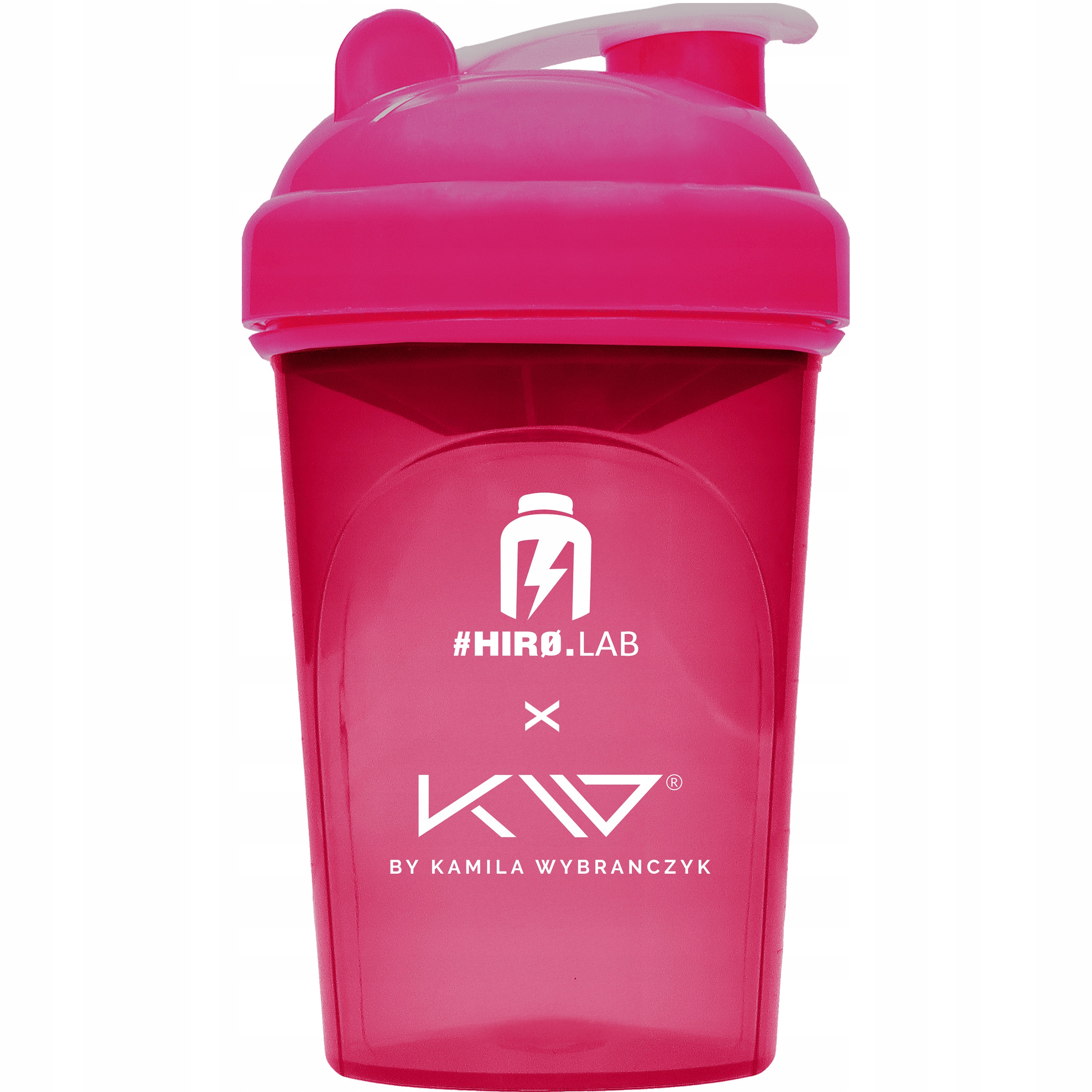 Hiro.Lab Shaker 500 ml Szejker do Białka na Siłownie dla Kobiet Różowy