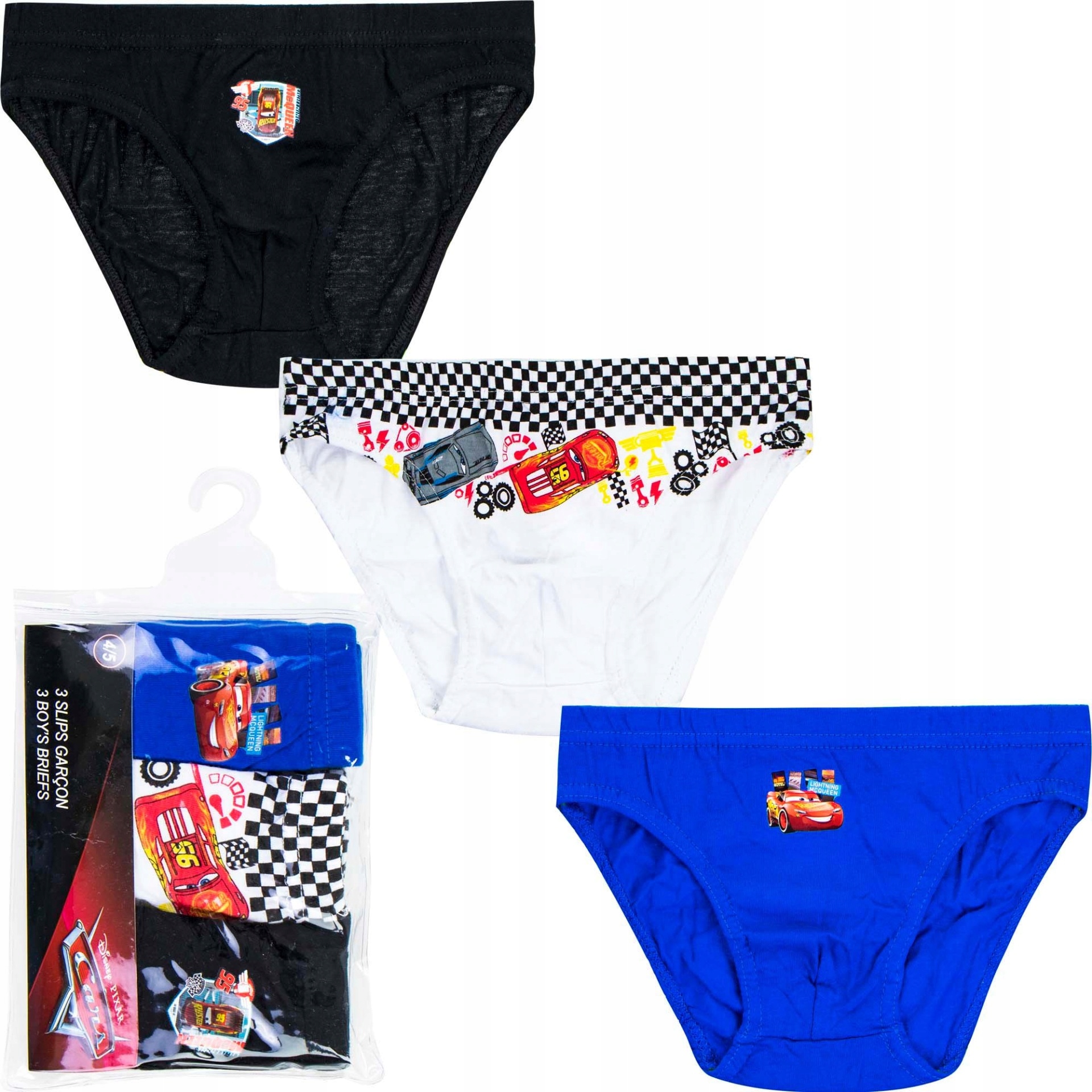 

Slipki Majtki Disney Cars licencja*4/5 3 pak