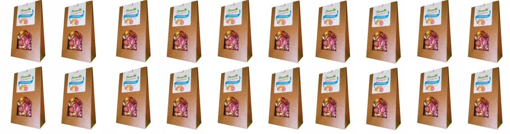 Levně 20 x 120 g Karwit Karamelky bez cukru ovocné Karton