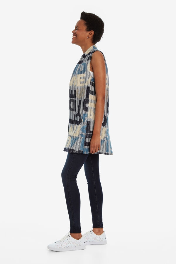 DESIGUAL KOLOROWA KAMIZELKA PRINT (M) Marka Desigual