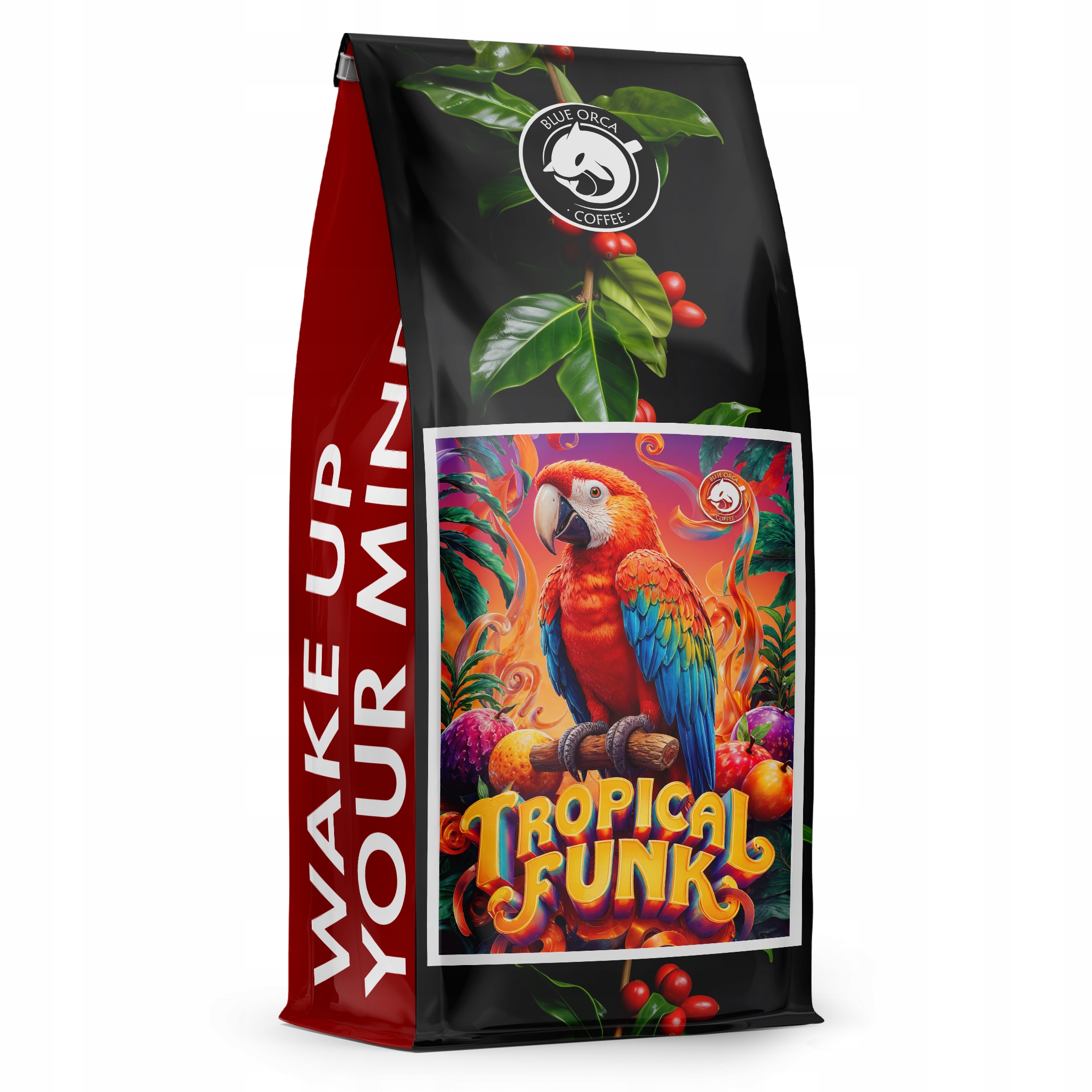 Levně Káva zrnková 1 kg Tropical Funk Limited Edition Čerstvě pražená Blue Orca