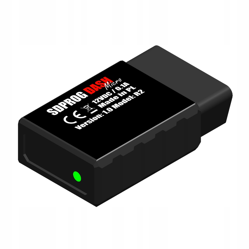 Monitor Dpf dioda hmotnost sazí Sdprog Dash Micro R2 OBD2 Renault