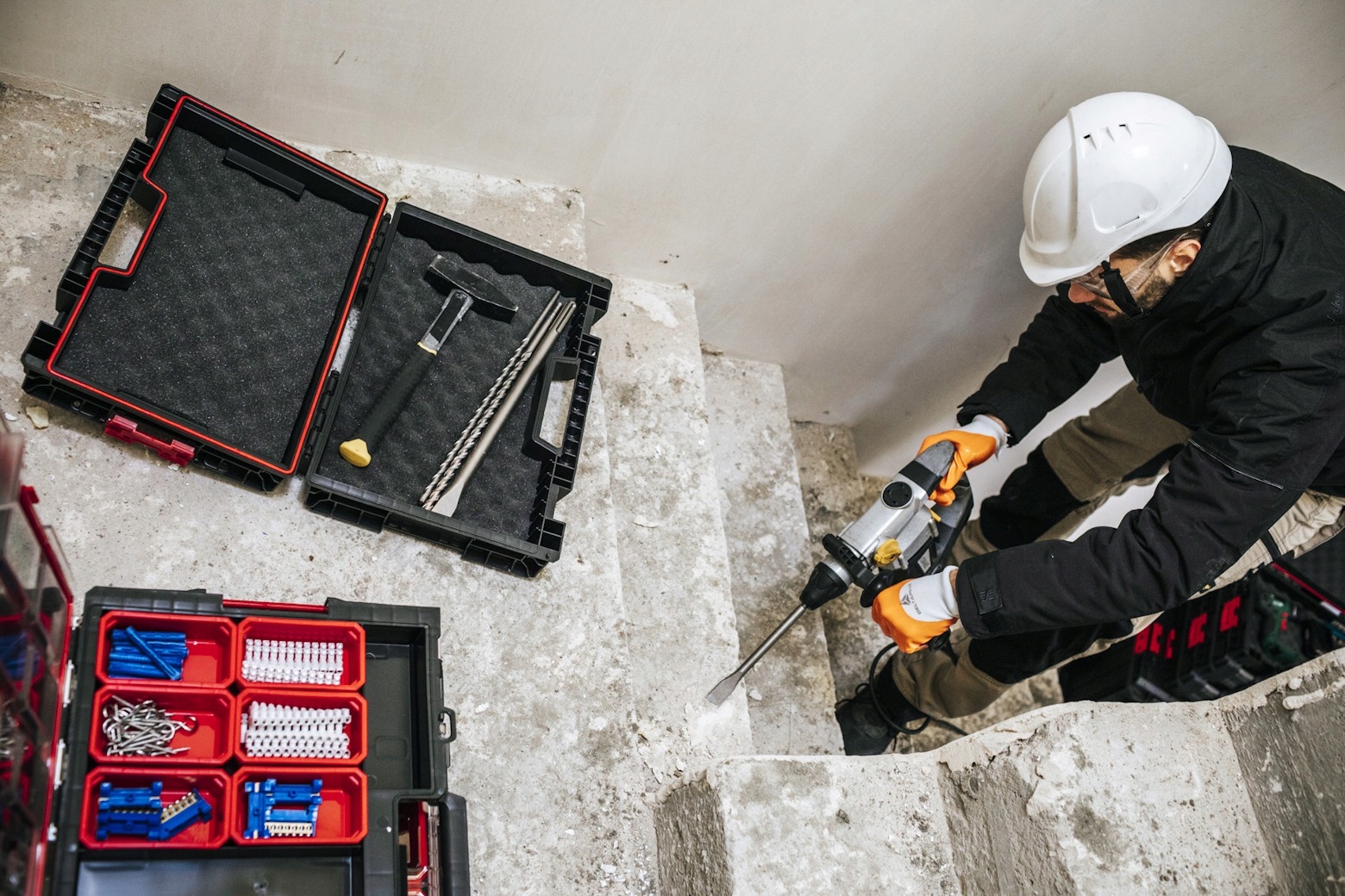 Walizka do elektronarzędzi Qbrick System PRO TOOLCASE MFI Z Pianką Wysokość produktu 12.6 cm