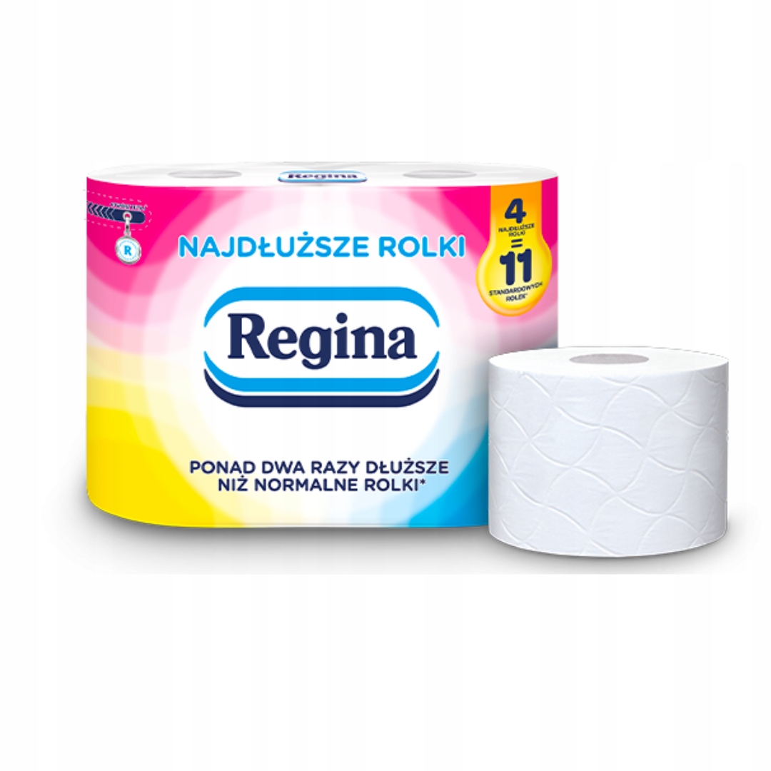 Papier toaletowy Regina Najdłuższe Rolki 2 warstwy EAN (GTIN) 8004260003407