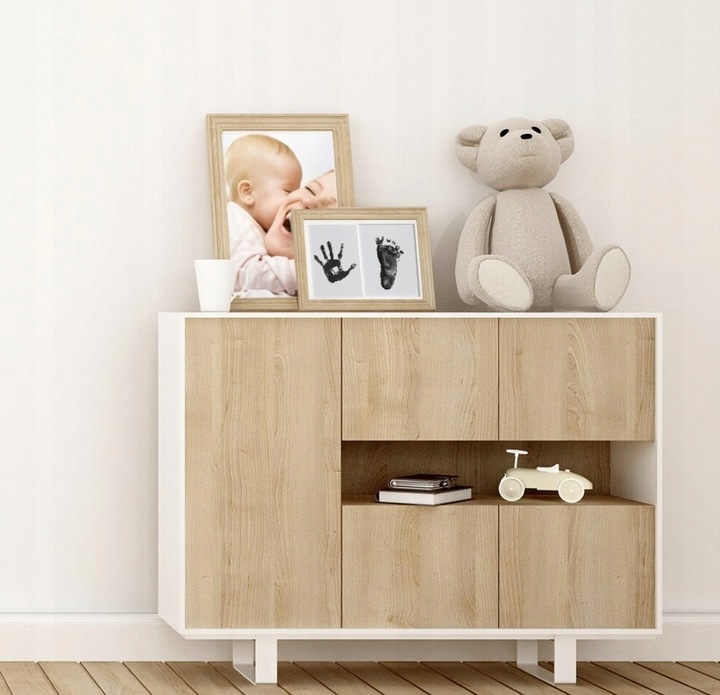 Nešpinící otisk Ruce Nohy Dítě Suvenýr Barva bílá