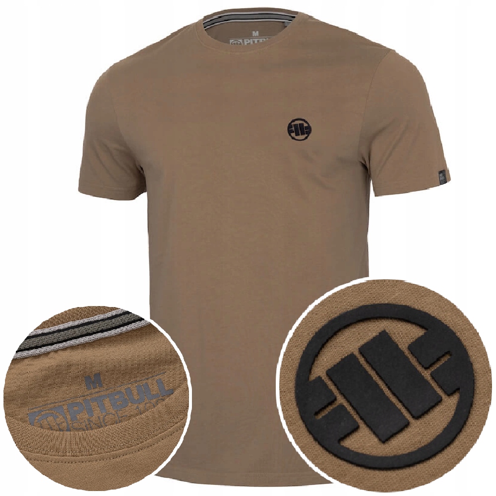 Męska Koszulka Sportowa Pit Bull T-shirt Small Logo 25 Małe Logo_M