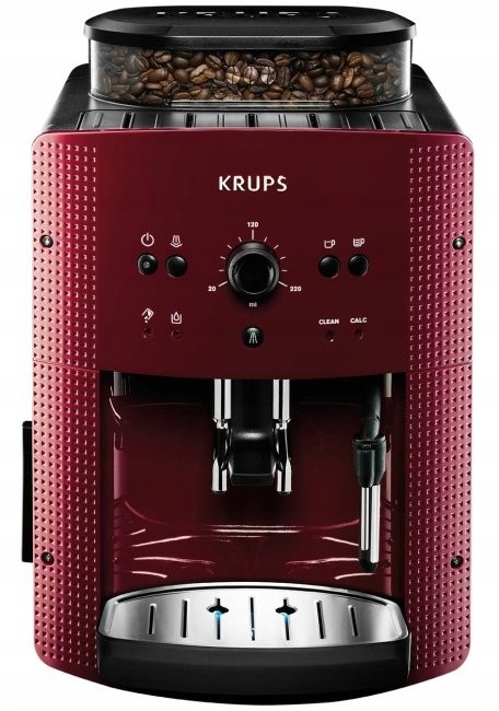Krups automatický kávovar EA810770 Essential červený