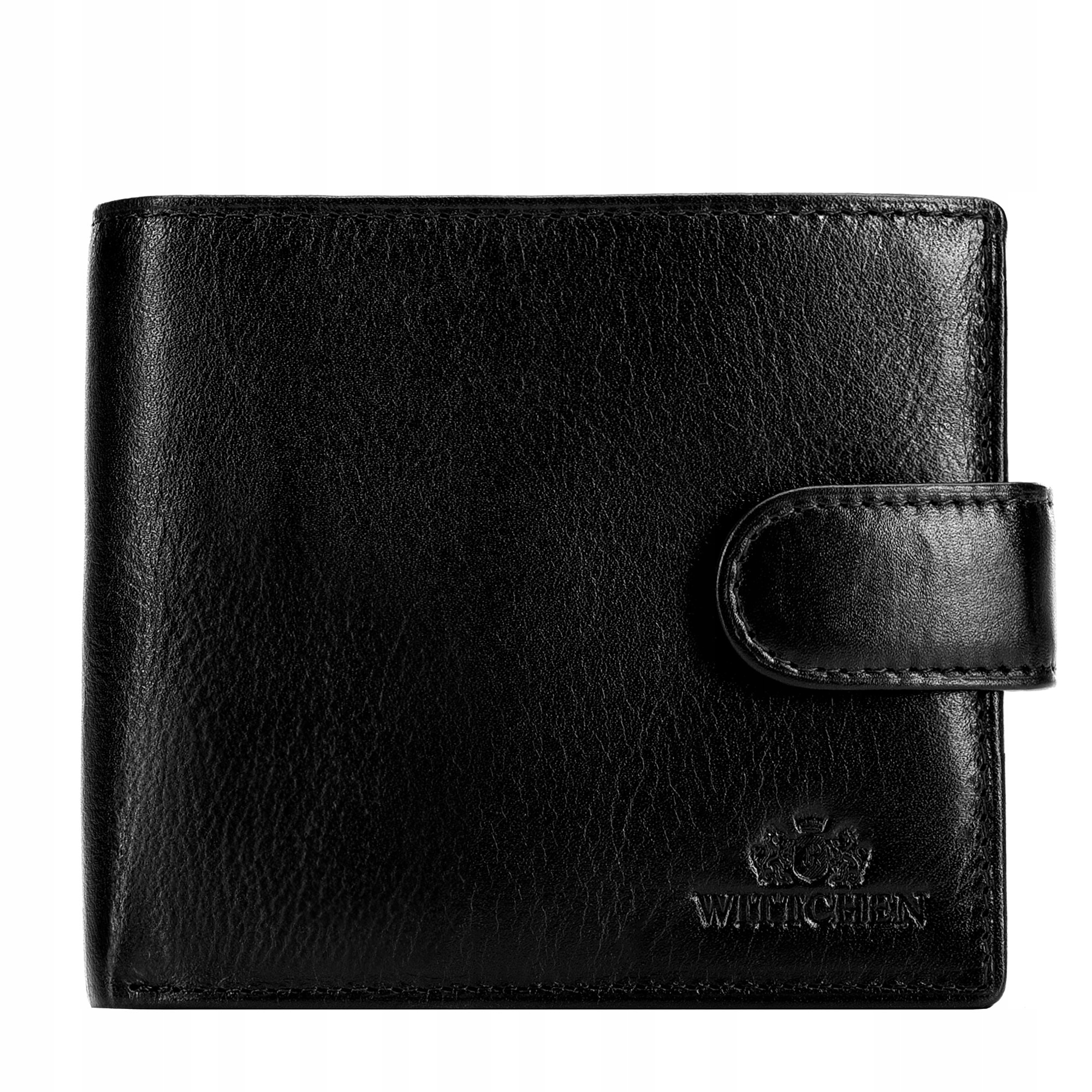 Wittchen portfel Męski 21-1-125-L10 Italy skóra naturalna Czarny mężczyzna