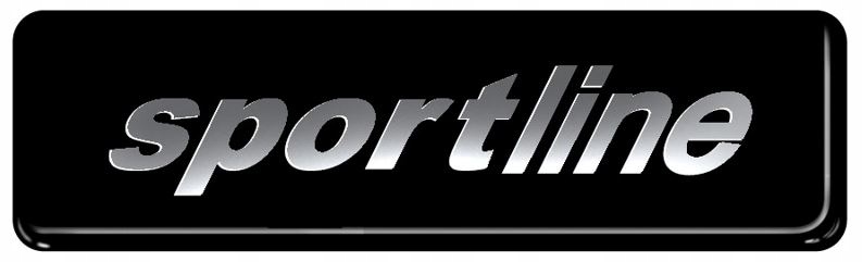 Samolepka Nalep Tattoo Na Auto Sportline Niklová Pryskyřice 3D 7,3 x 2,1 cm