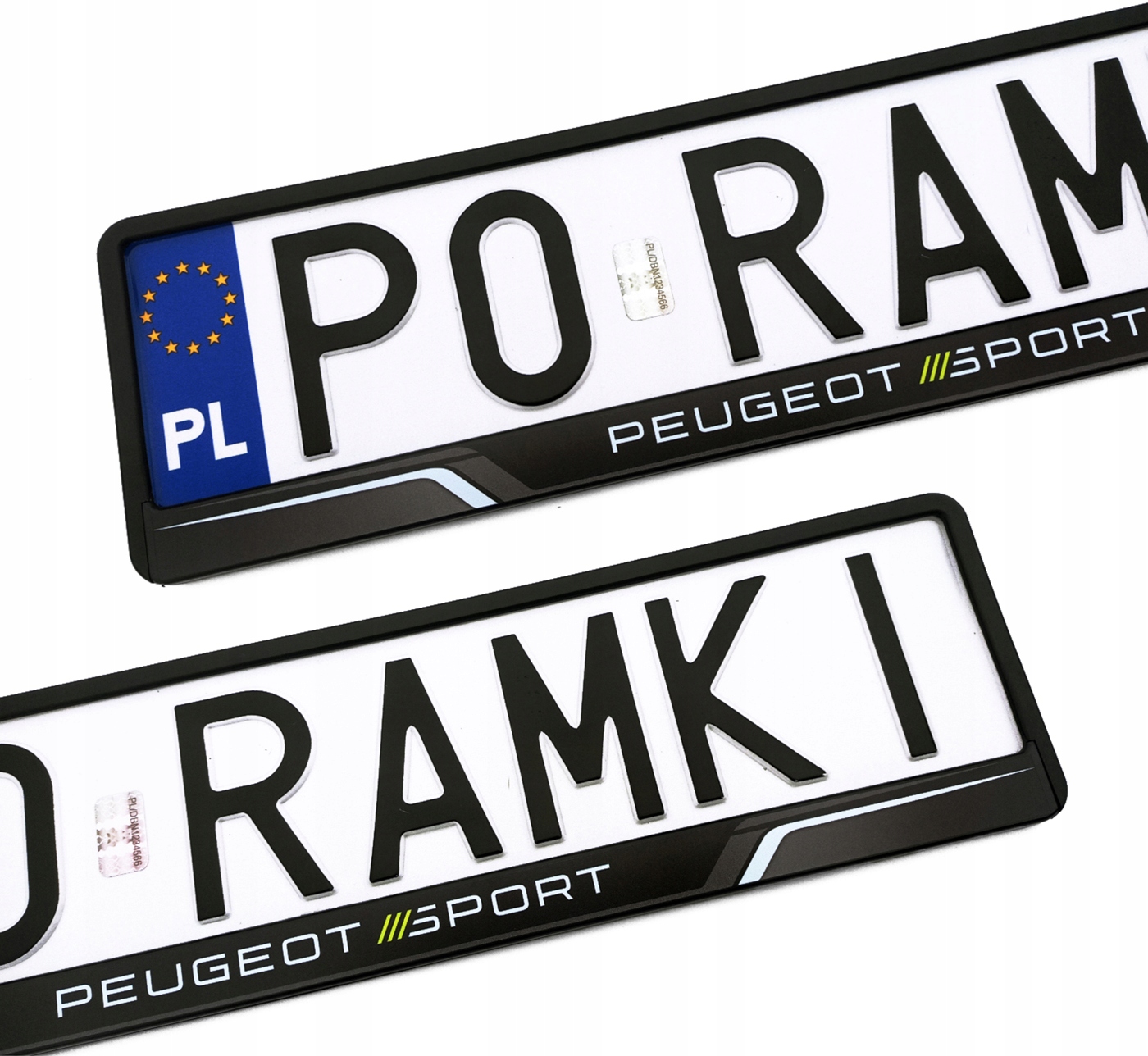 Peugeot Sport Coupe 206 207 208 307 308 CC podkładki pod tablice do tablic