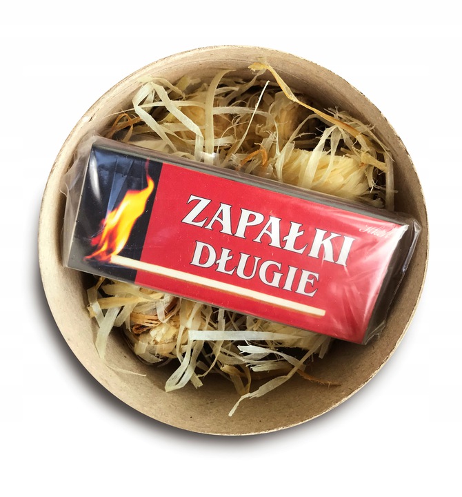 Podpałka Rozpałka z Wełny Drzewnej do Grill Kominek Ognisko Piec 300g EAN (GTIN) 5908264445351