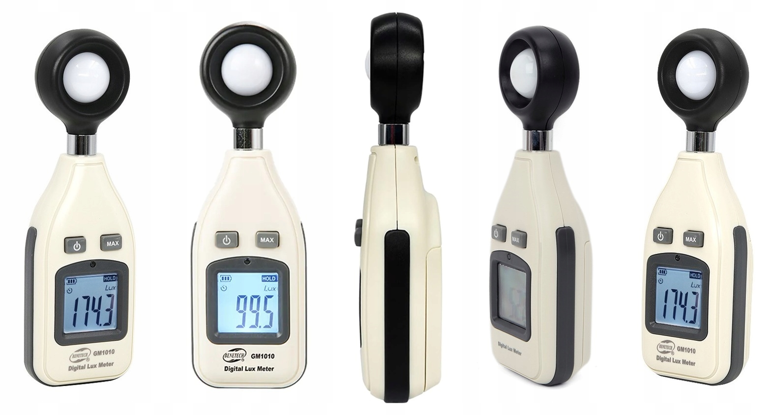 LUKSOMIERZ ŚWIATŁOMIERZ LUXOMETR CYFROWY MIERNIK NATĘŻENIA ŚWIATŁA 200000LX Model GM1010