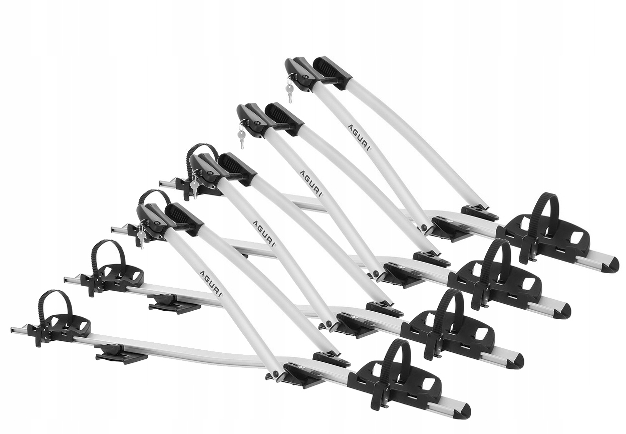 4x Aguri Bagaznik rowerowy Acuda III Silver NOWOSC