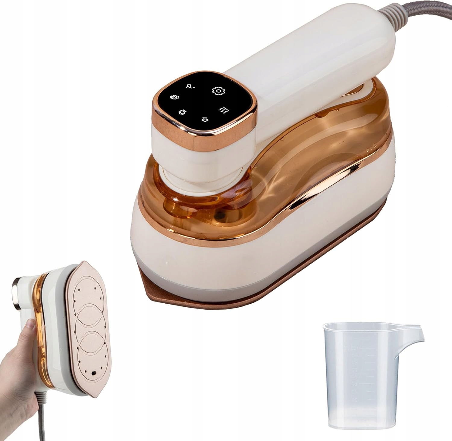 Mini Žehlička Parní Žehlička Přenosná Turistická Drátová STEAMER180ML