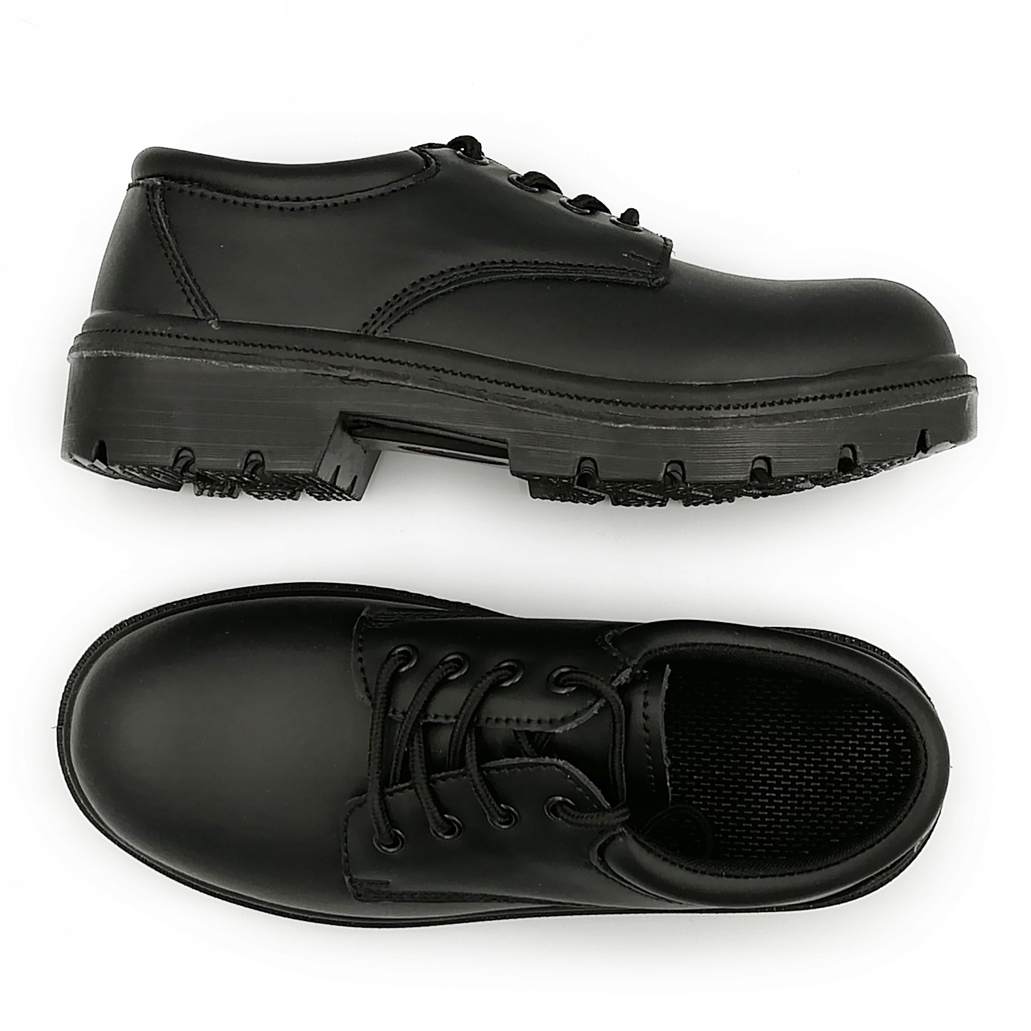 

Buty Męskie Skórzane Czarne Skóra Bydlęca ROZM.43