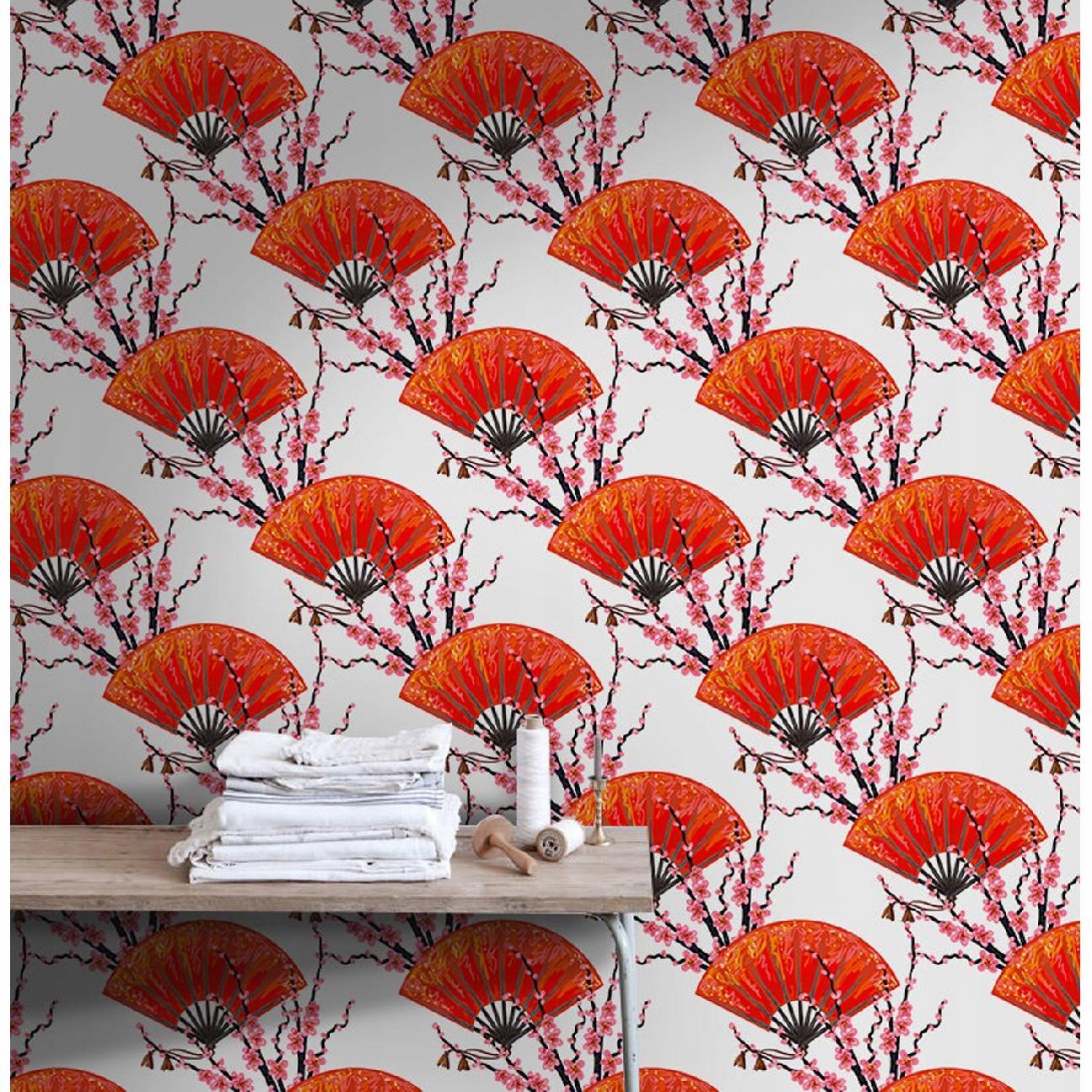 

Samoprzylepna tapeta na ścianę Wachlarze 250x250cm