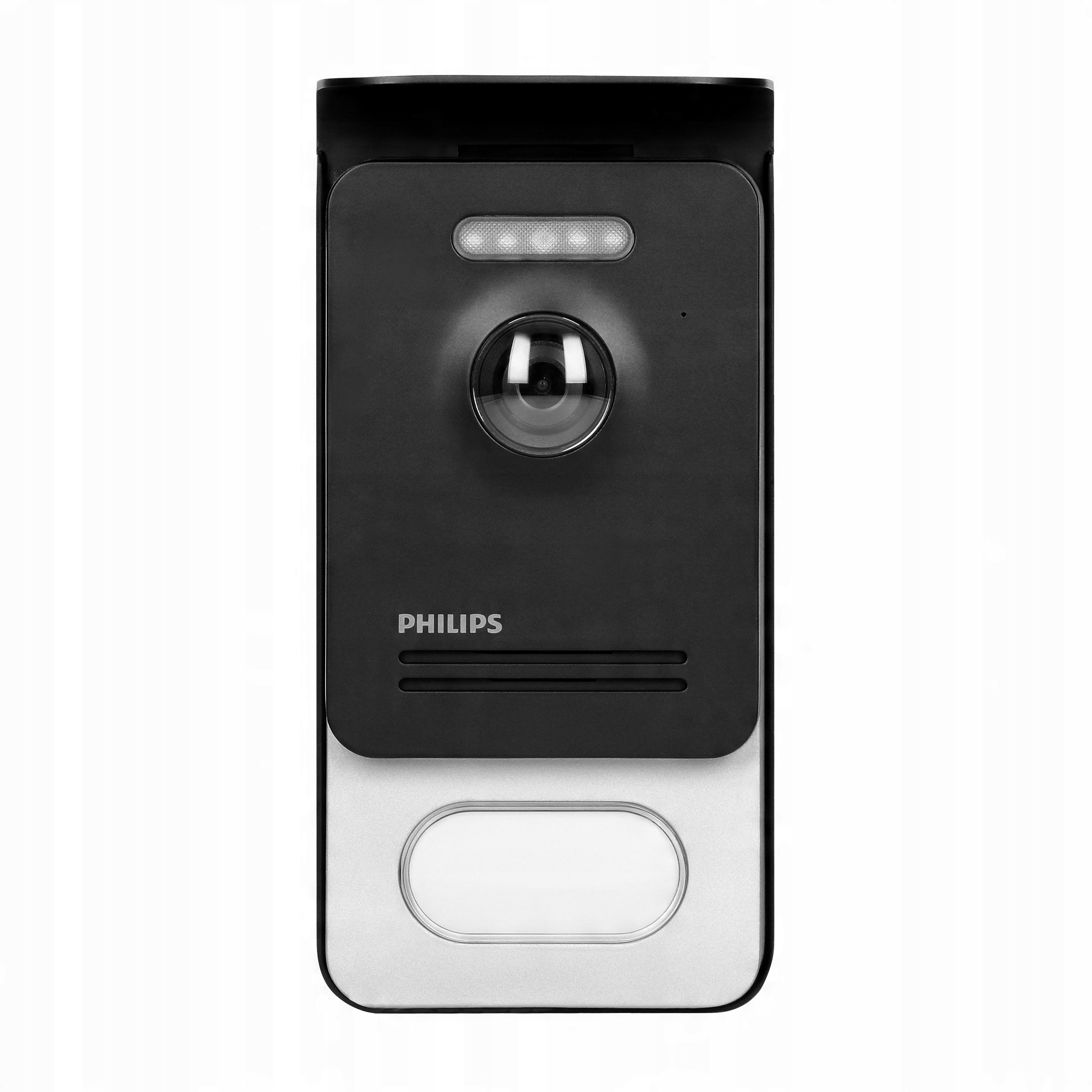 WIDEODOMOFON VIDEO DOMOFON PHILIPS 2-ŻYŁOWY 4,3" LCD FURTKA + BRAMA Kolor czarny