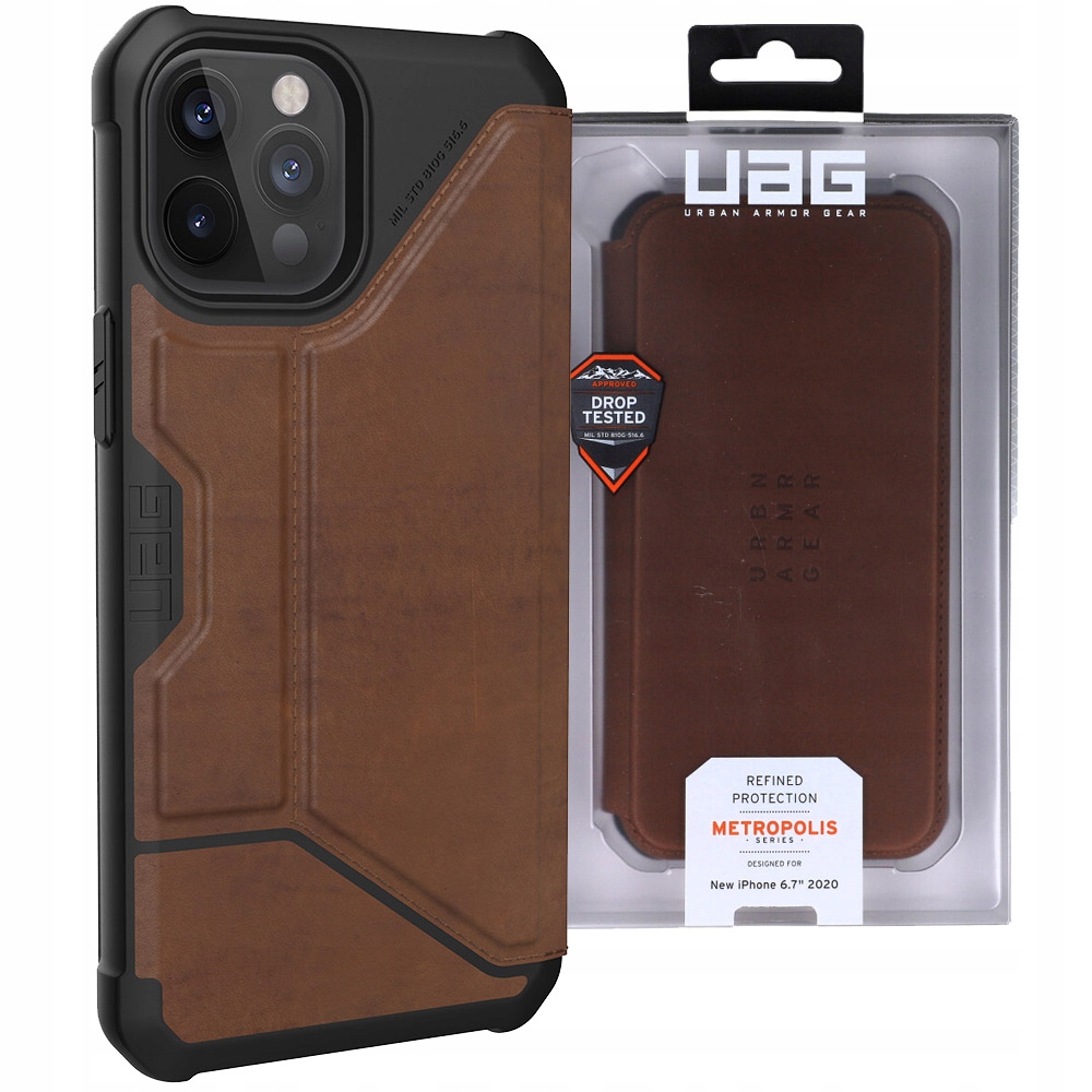 

Etui Uag do iPhone 12 Pro Max case Metropolis Lthr
