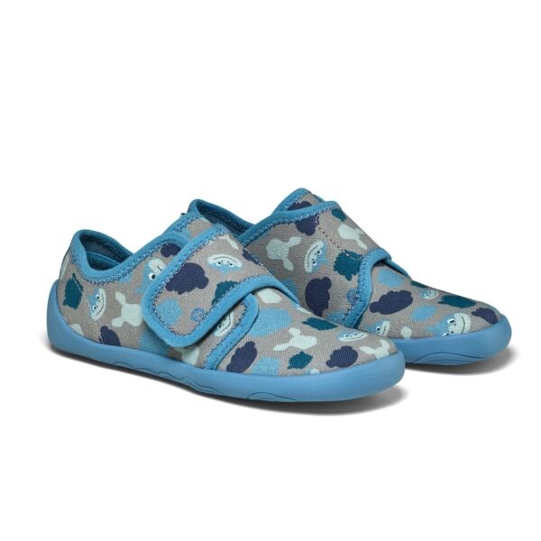 Affenzahn kapcie Barefoot Slipper Cotton Movy Shark rozmiar 29